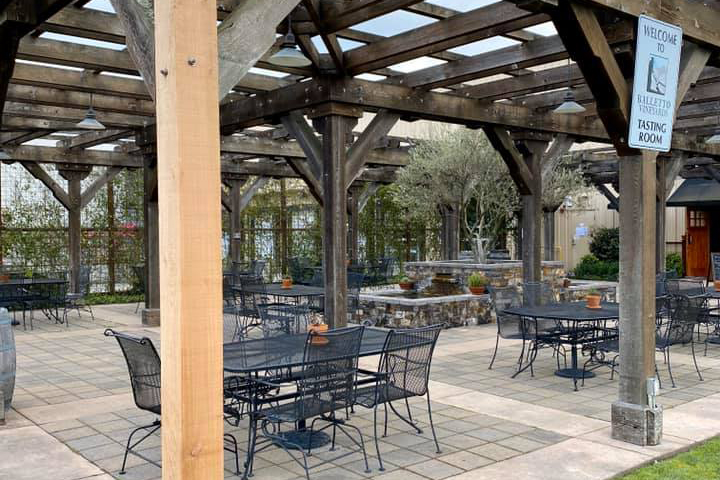 balletto vineyards patio