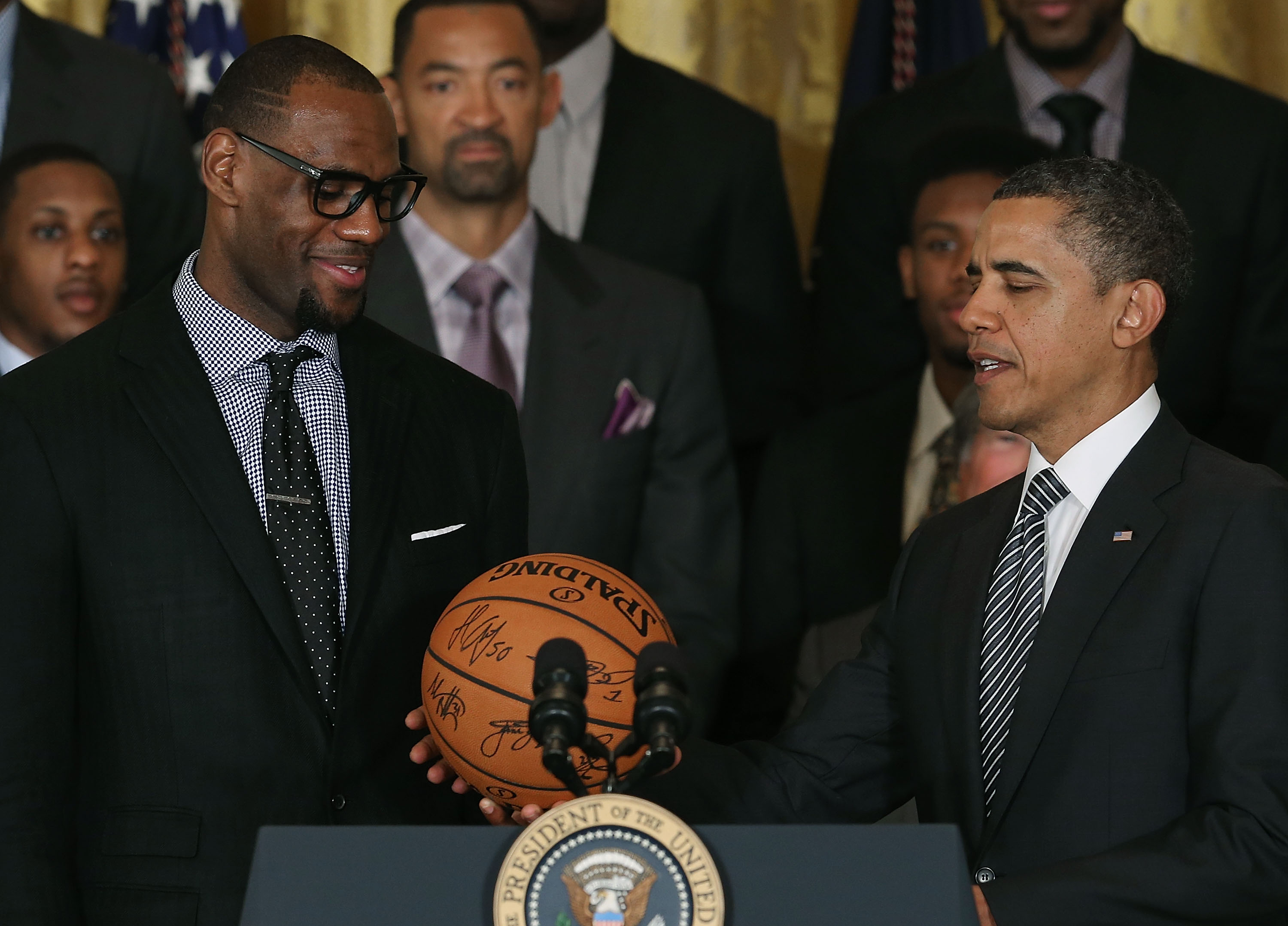 Lebron James Barack Obama