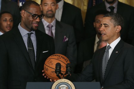 Lebron James Barack Obama