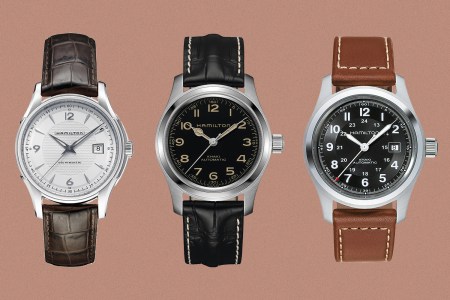 Hamilton men's Jazzmaster Viewmatic, Interstellar Murph and Khaki Field watches