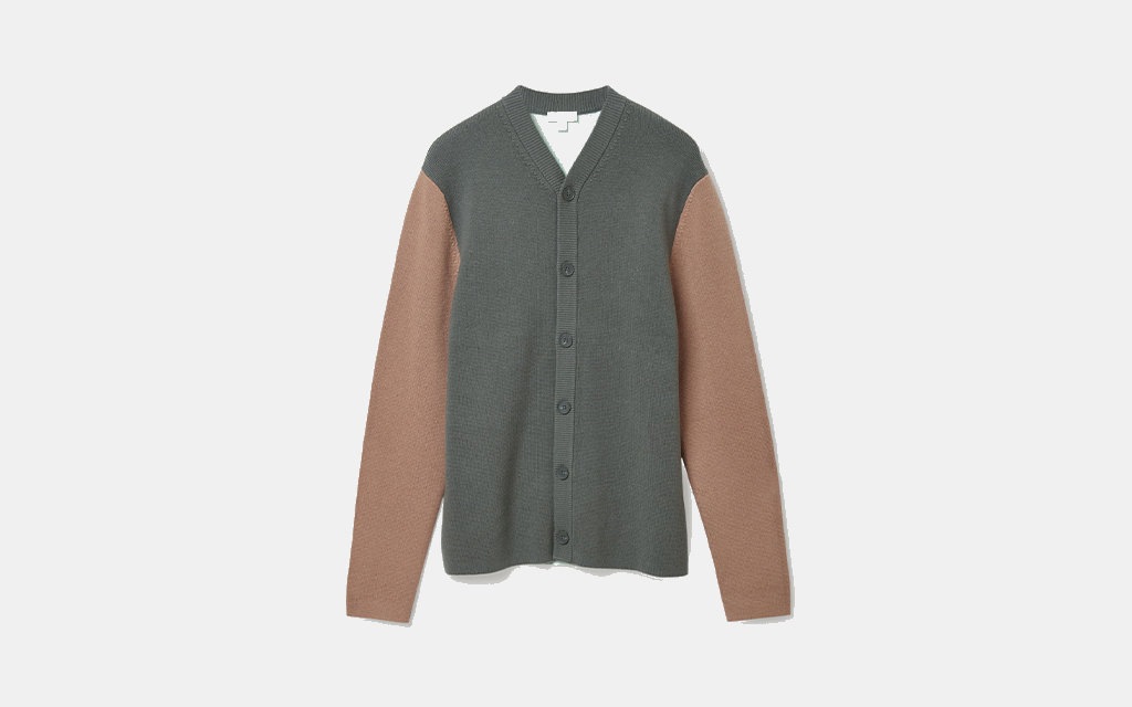 Cos Organic Cotton-Merino Wool Mix Cardigan