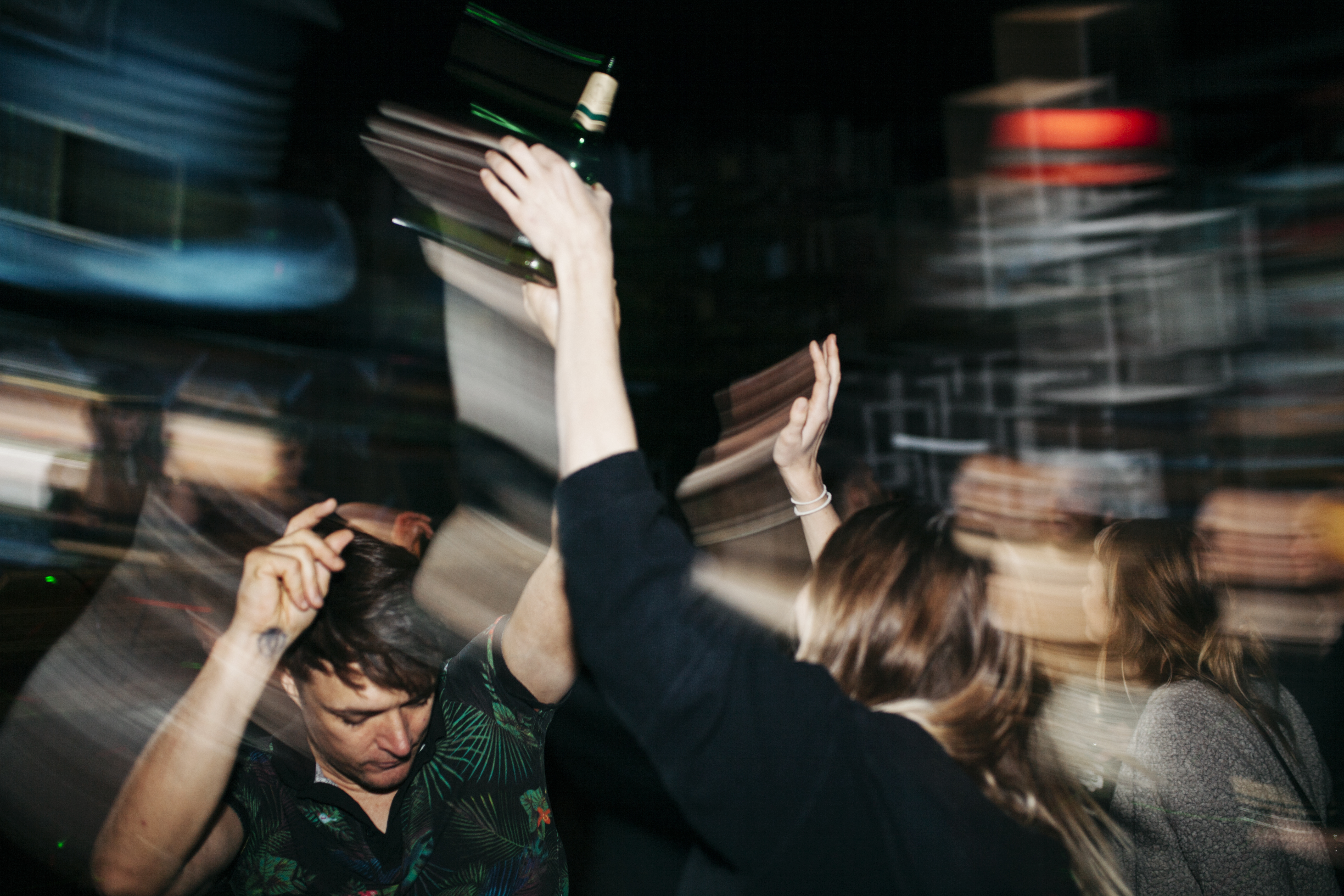 college students dancing at a party