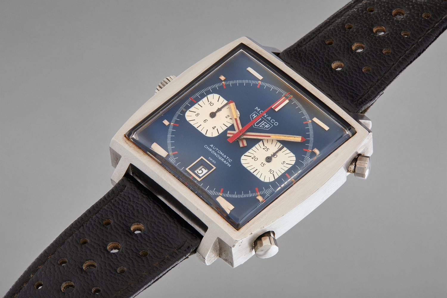 steve mcqueen le mans film tag heuer monaco watch auction