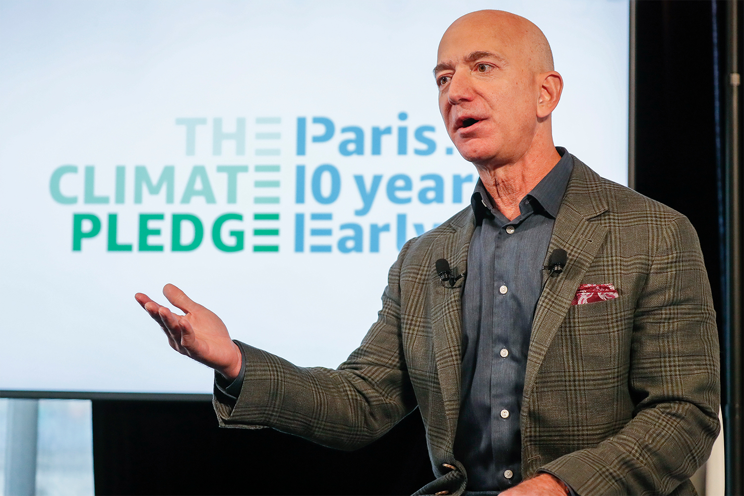 Amazon CEO Jeff Bezos at the National Press Club