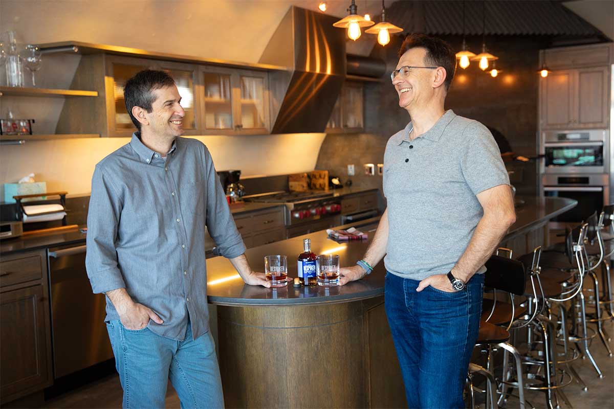 Bespoken Spirits founders Stu Aaron and Martin Janousek