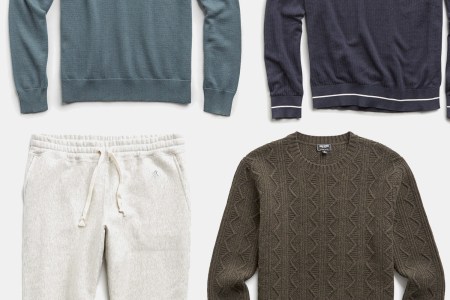 Todd Snyder sweaters, sweats and shirts