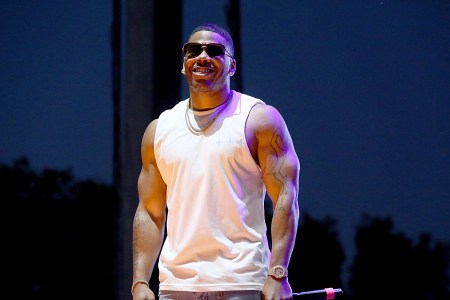 rapper Nelly performing