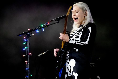 Phoebe Bridgers in skeleton outfit