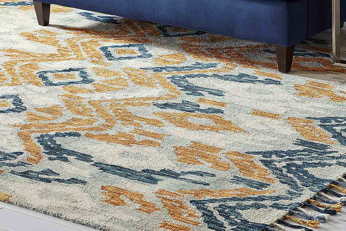 Stone & Beam Modern Global Ikat Wool Area Rug