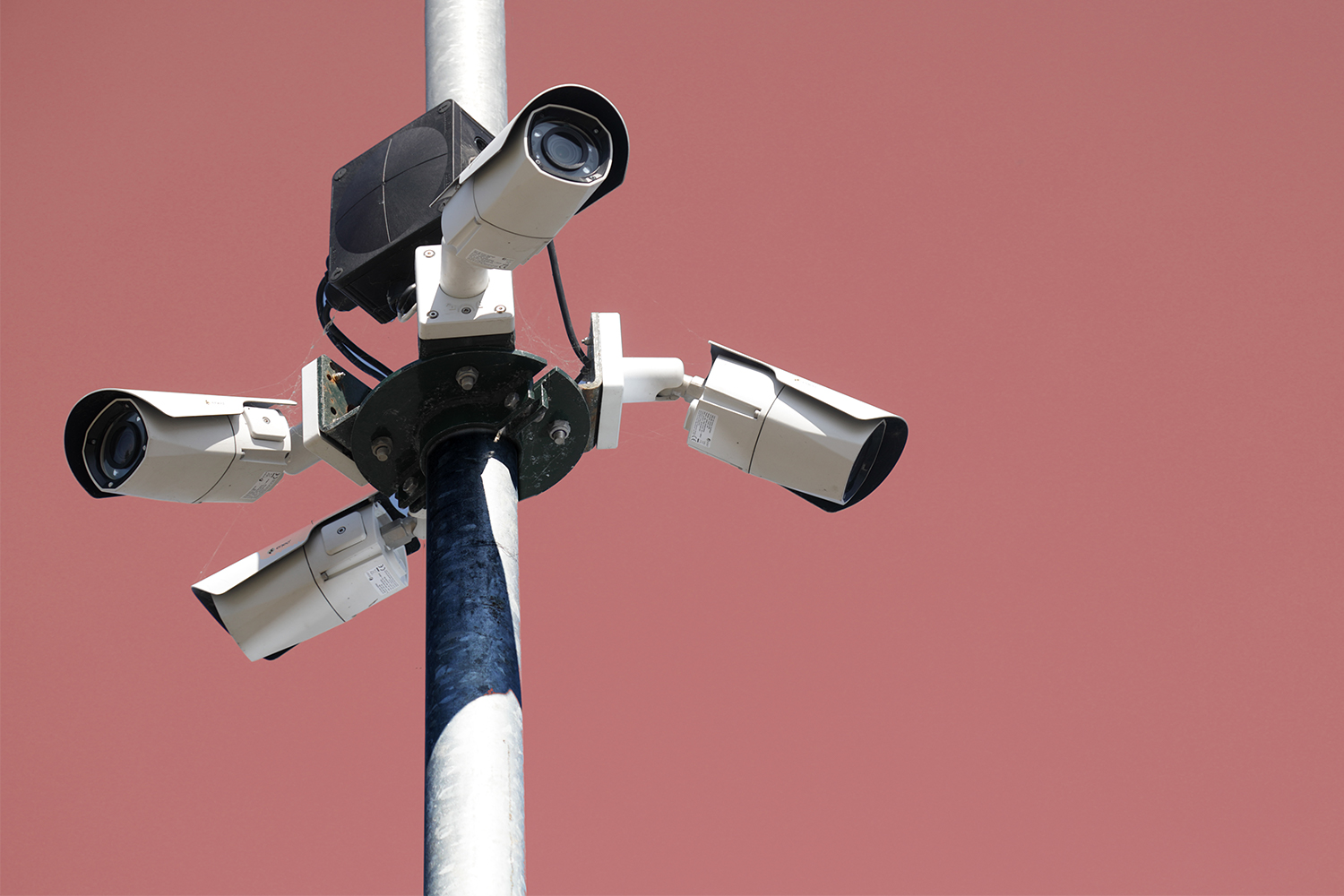 surveillance camera tower