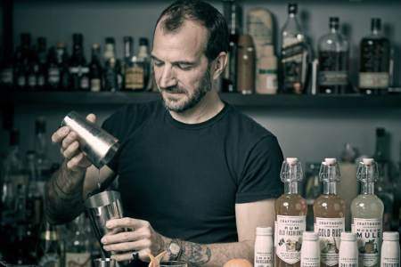 Star bartender Charles Joly.