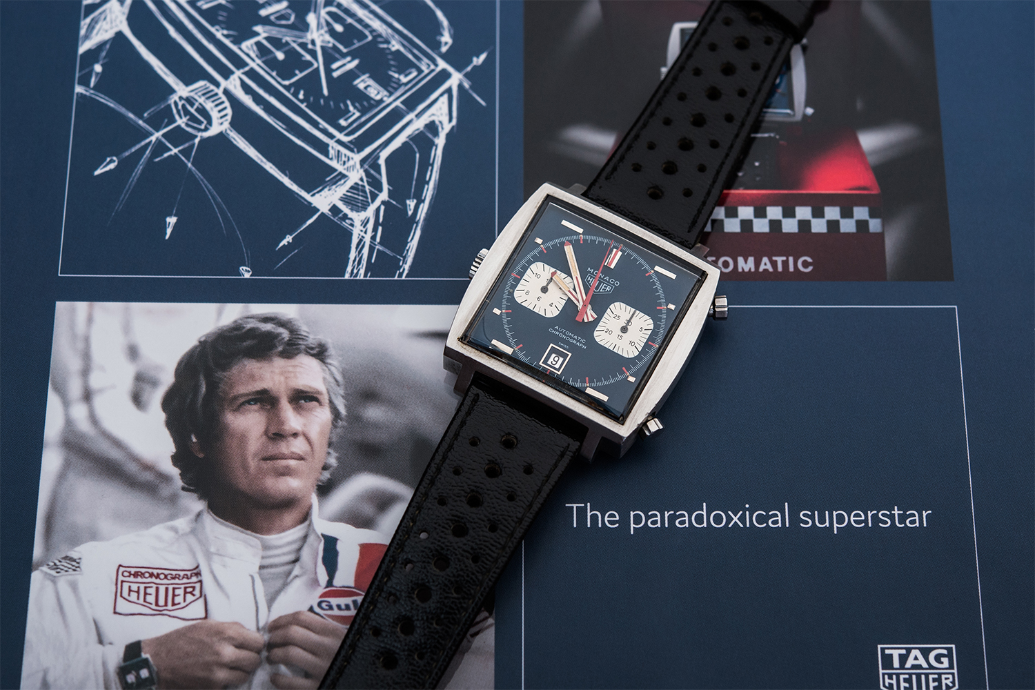 Steve McQueen Heuer Monaco watch auction