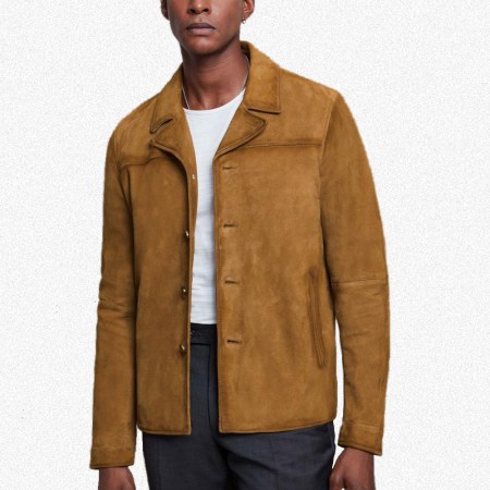 John varvatos suede jacket mens