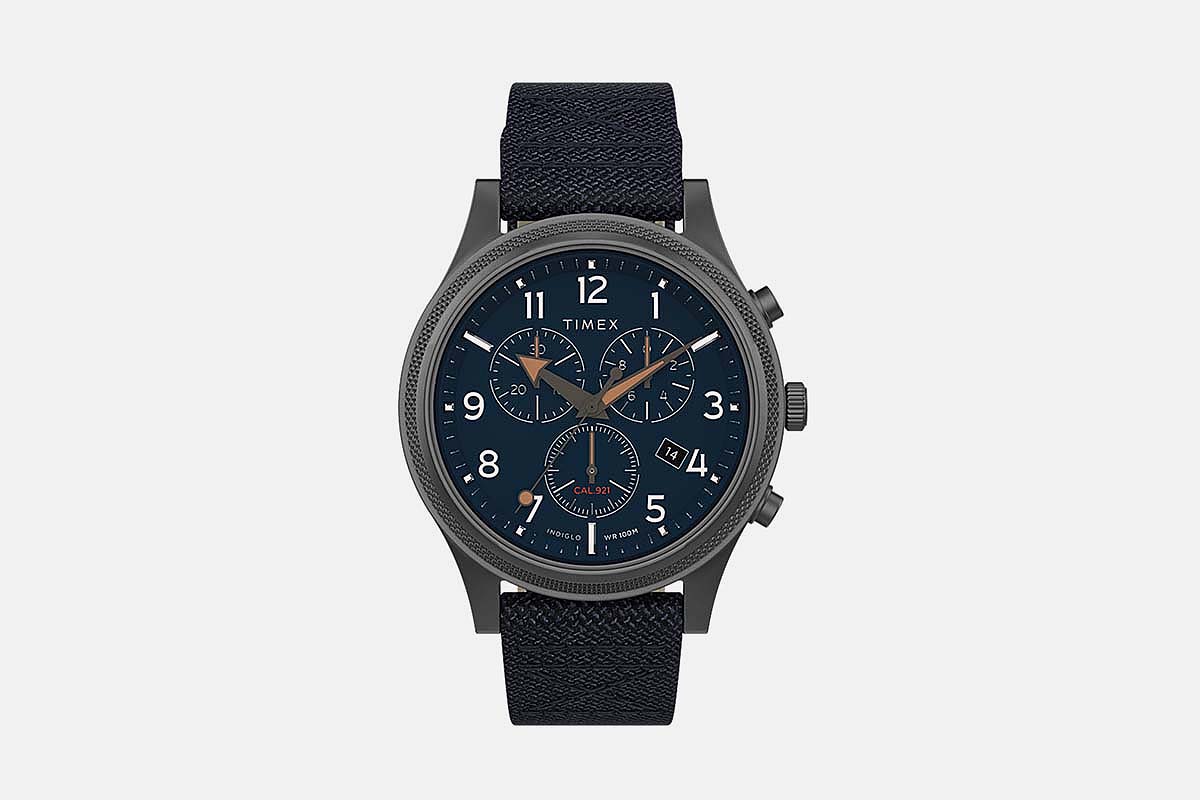 Timex Allied LT Chronograph 42mm Fabric Strap Watch