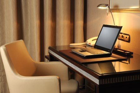 hotel room desk