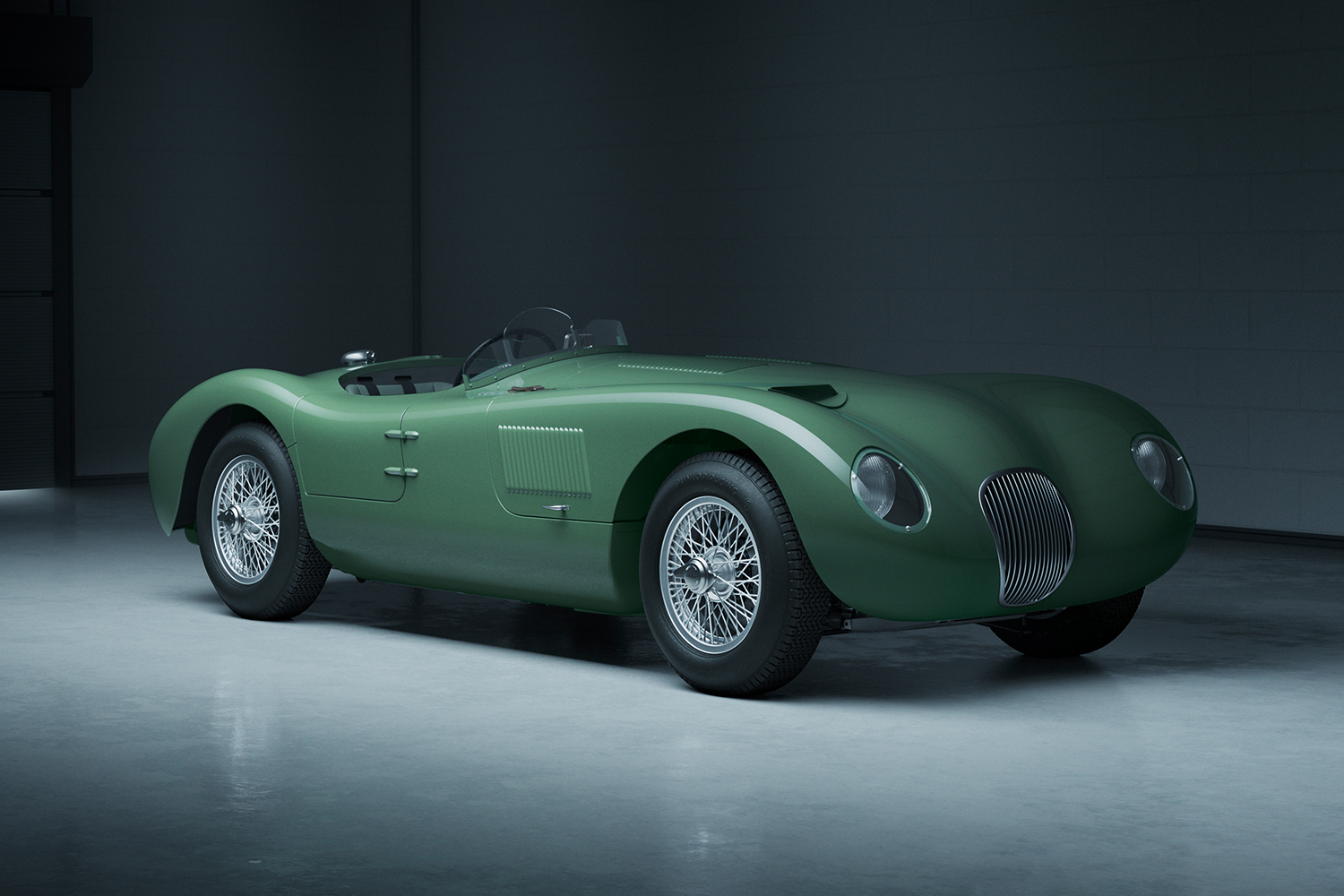 Jaguar C-type continuation race car