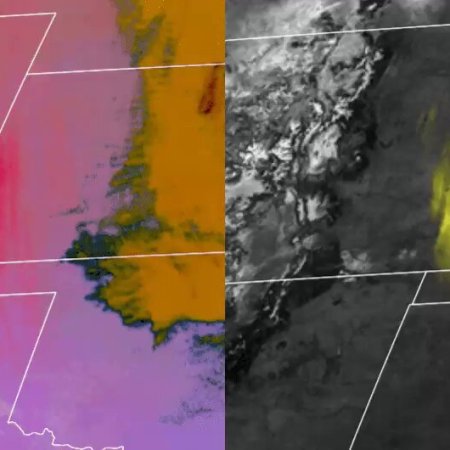 NOAA dust cloud image