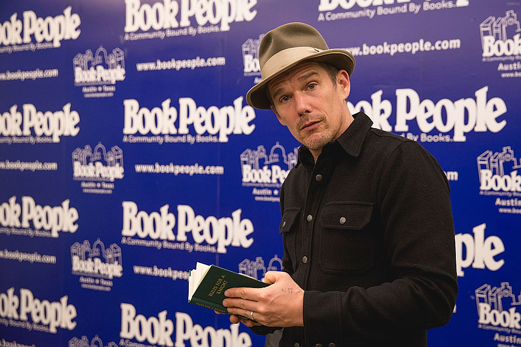 Ethan Hawke Book Signing For "Rules For A Knight"