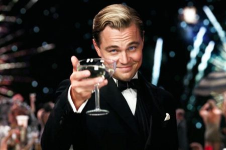 Leonardo DiCaprio in the great gatsby