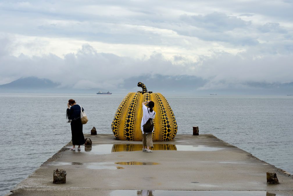 Kusama sculpture