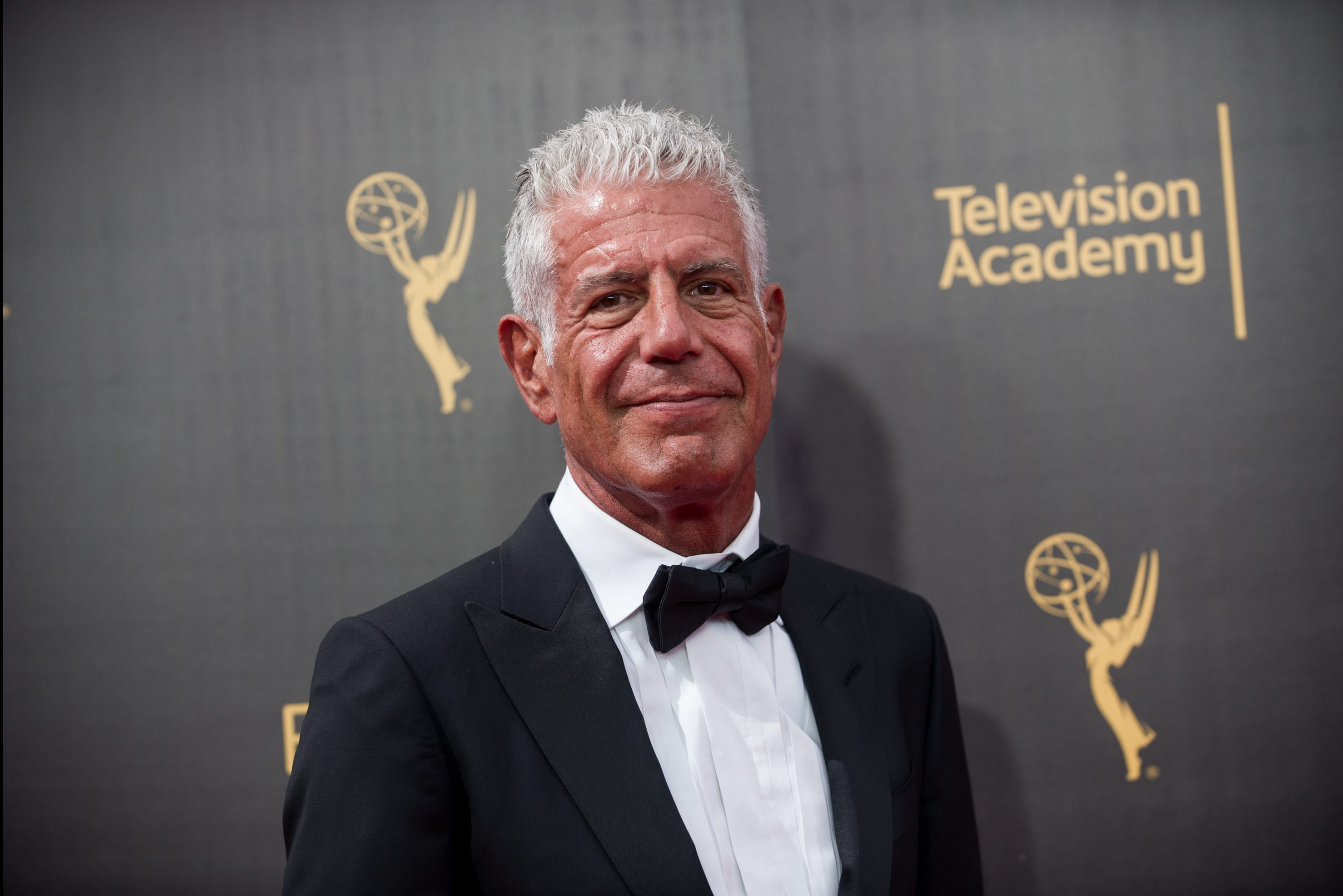 anthony bourdain at the Creative Arts Emmy Awards