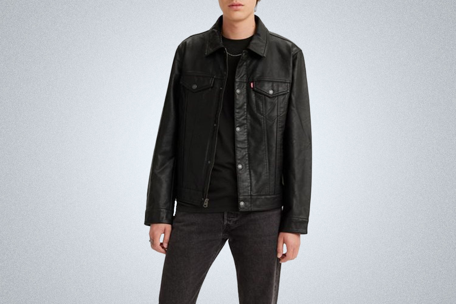 Levi’s Faux Leather Trucker Jacket