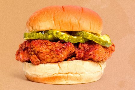 Sweet Chick's Nashville chicken sandwich.