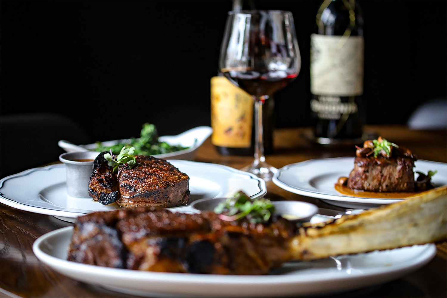 A steak dinner from Sophia in Wilmette