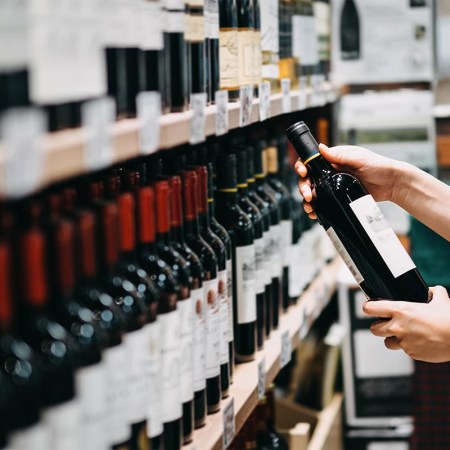 wine store bottles