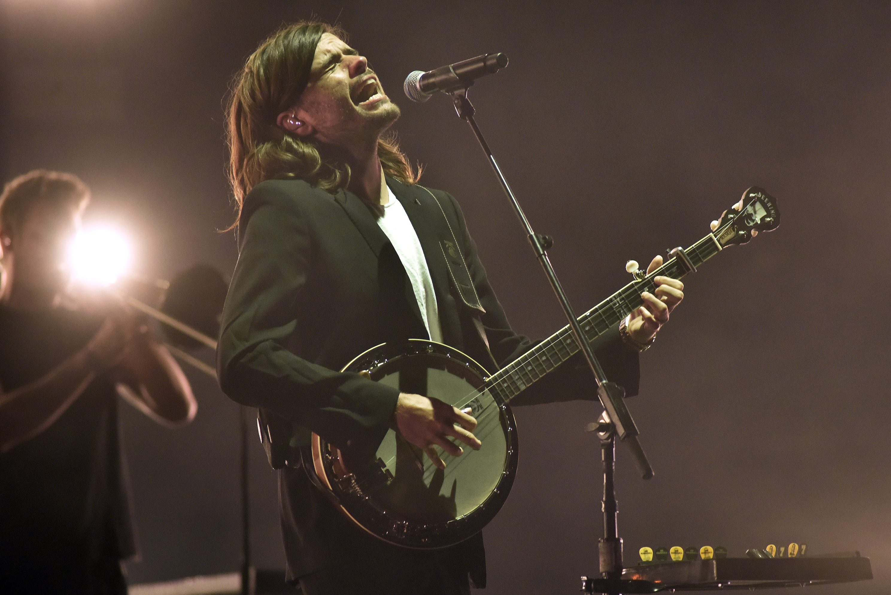 Winston Marshall of Mumford & Sons performs during the Okeechobee Music Festival at Sunshine Grove on March 08, 2020 in Okeechobee, Florida.