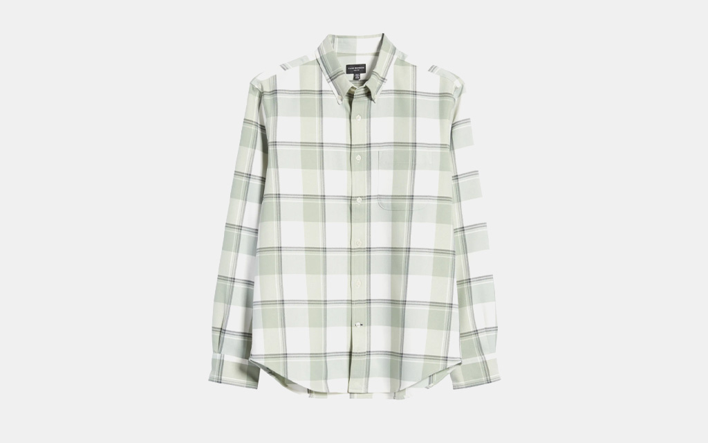 Club Monaco Slim Fit Plaid Button-Down Shirt