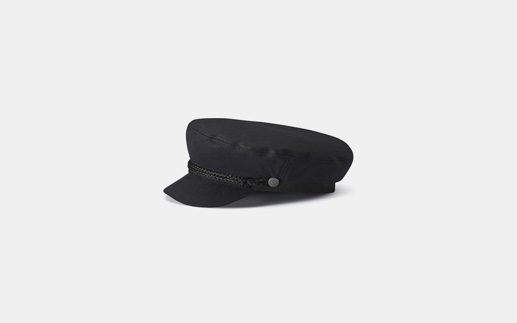 Brixton Fiddler Fisherman Cap in Black