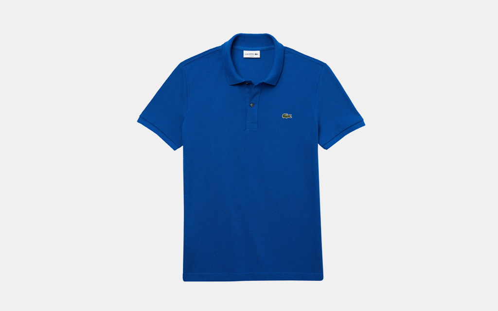 Lacoste Pique Polo in Blue