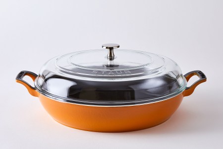 Staub Multi-Use Braiser with Glass Lid, 3.5qt