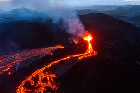 Volcanic eruption on the Reykjanes Peninsula