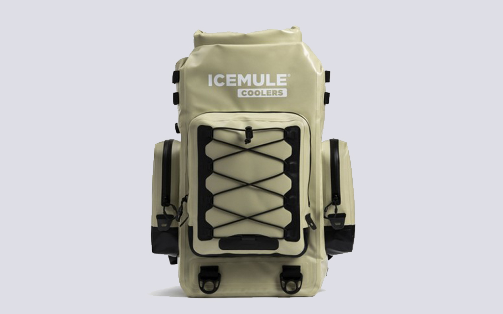 Icemule Boss Backpack Cooler in sand