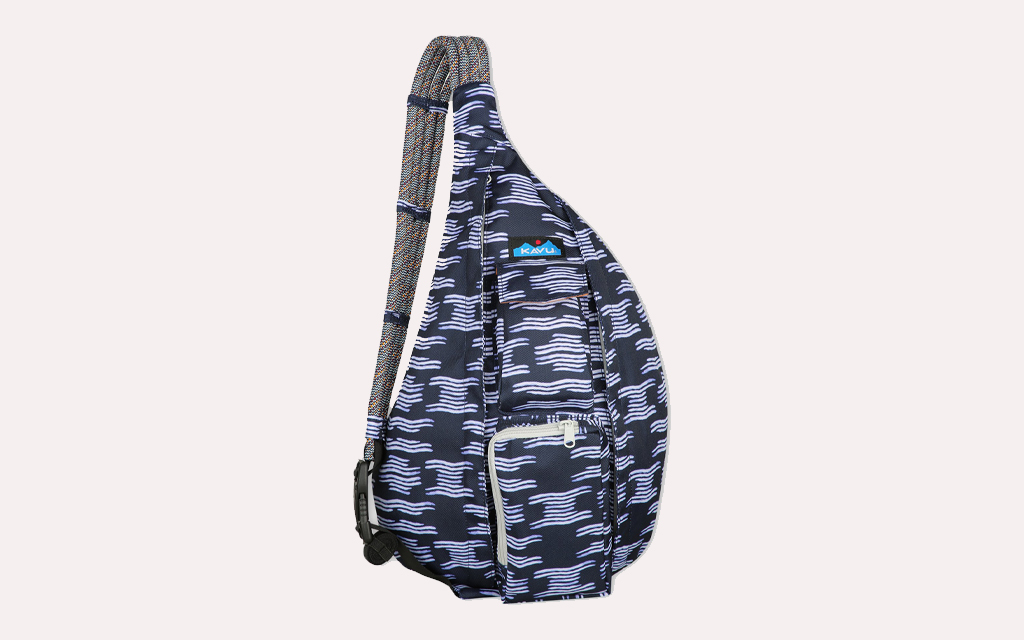 Kavu Rope Sling Bag in evening tide colros