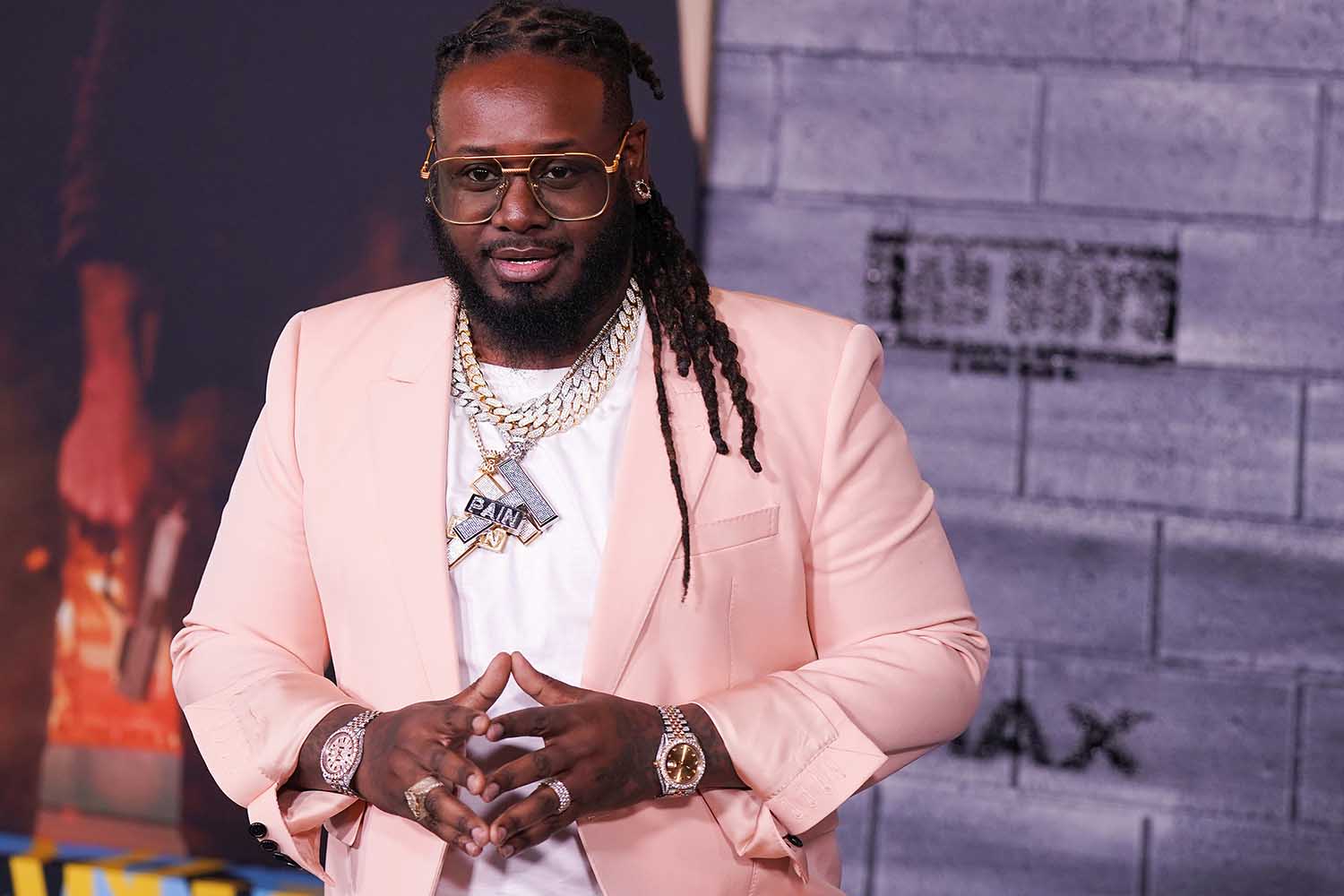 T-Pain attends the World Premiere of "Bad Boys for Life" at TCL Chinese Theatre on January 14, 2020 in Hollywood, California.