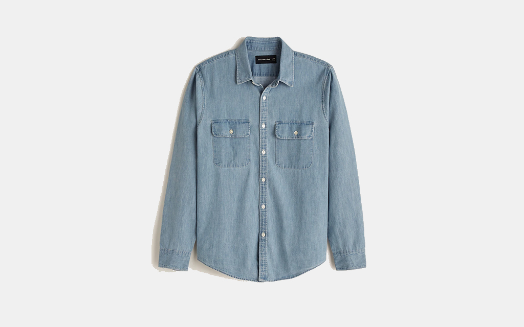 Abercrombie Denim Button-Up Shirt