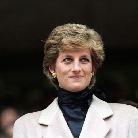 Lady Diana at the Rugby match France-Wales in Paris, France on January 21, 1995.