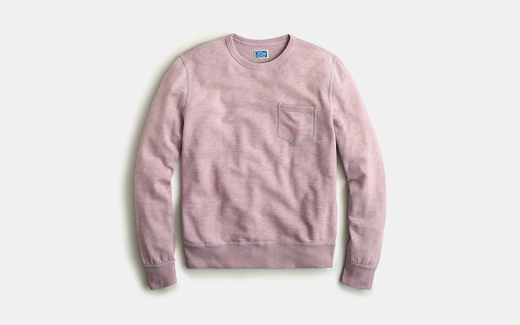 J.Crew Lightweight Sunfaded French Terry Sweatshirt