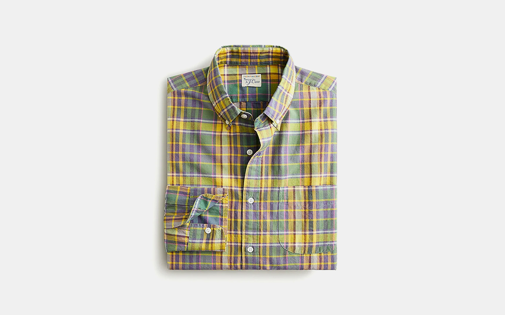 J.Crew Indian Madras Shirt