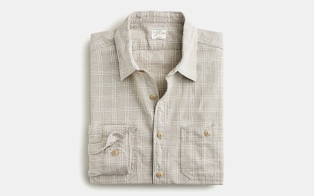 J.Crew Hemp-Organic Cotton Workshirt 