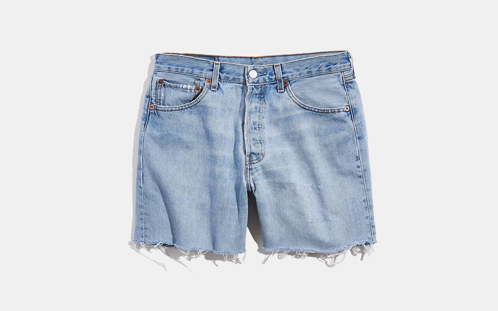  Hover to zoom.  Urban Renewal Levi’s 501 5” Cutoff Denim Short