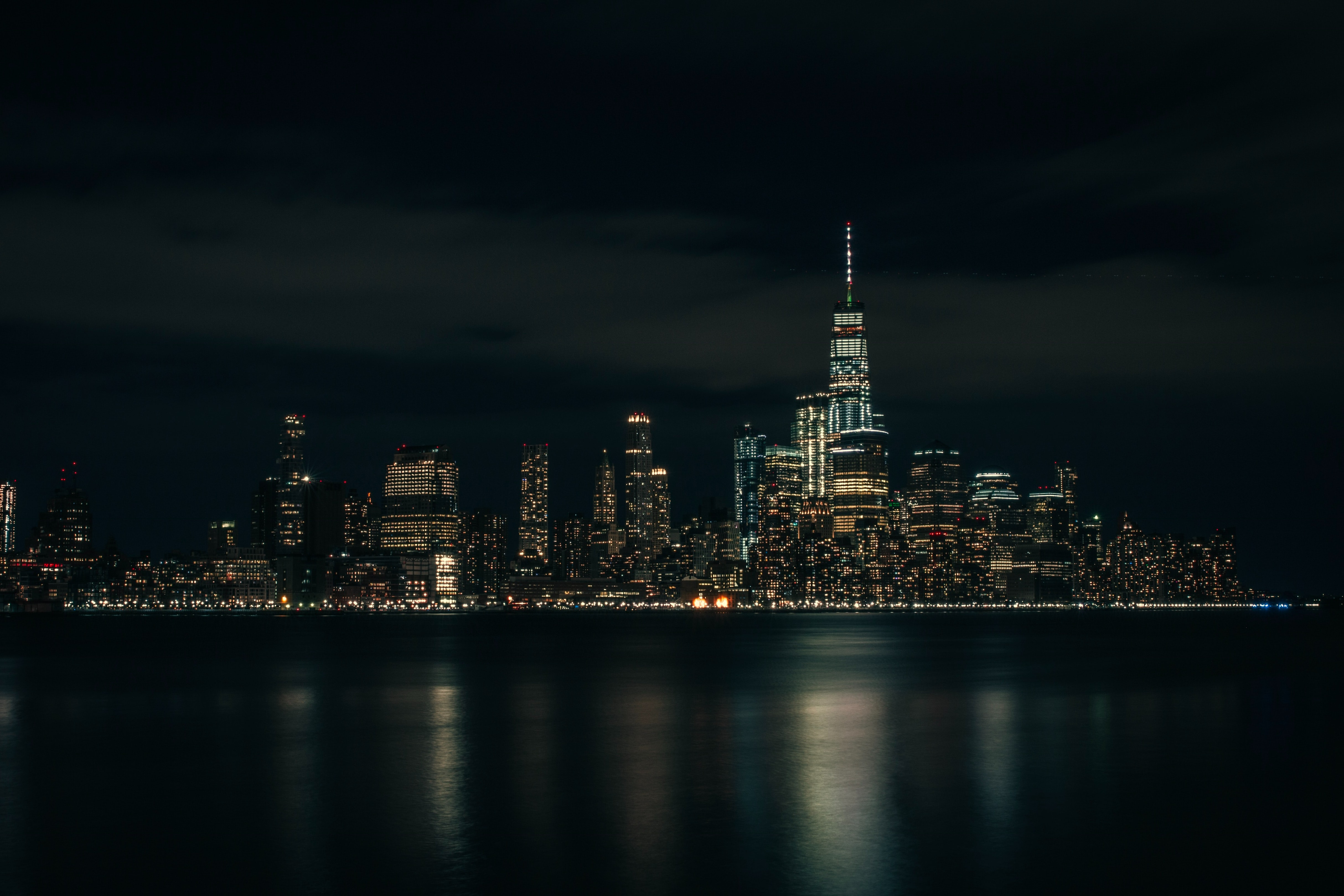 manhattan at night