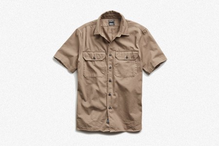 Todd Snyder Italian Two Pocket Utility Short Sleeve Shirt