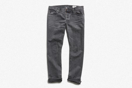 Todd Snyder Slim Fit Japanese Selvedge Denim in Washed Black