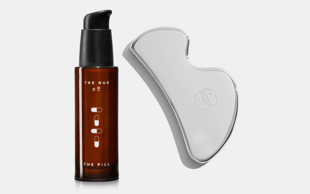 The Nue Co. The Pill + Gua Sha Tool Set