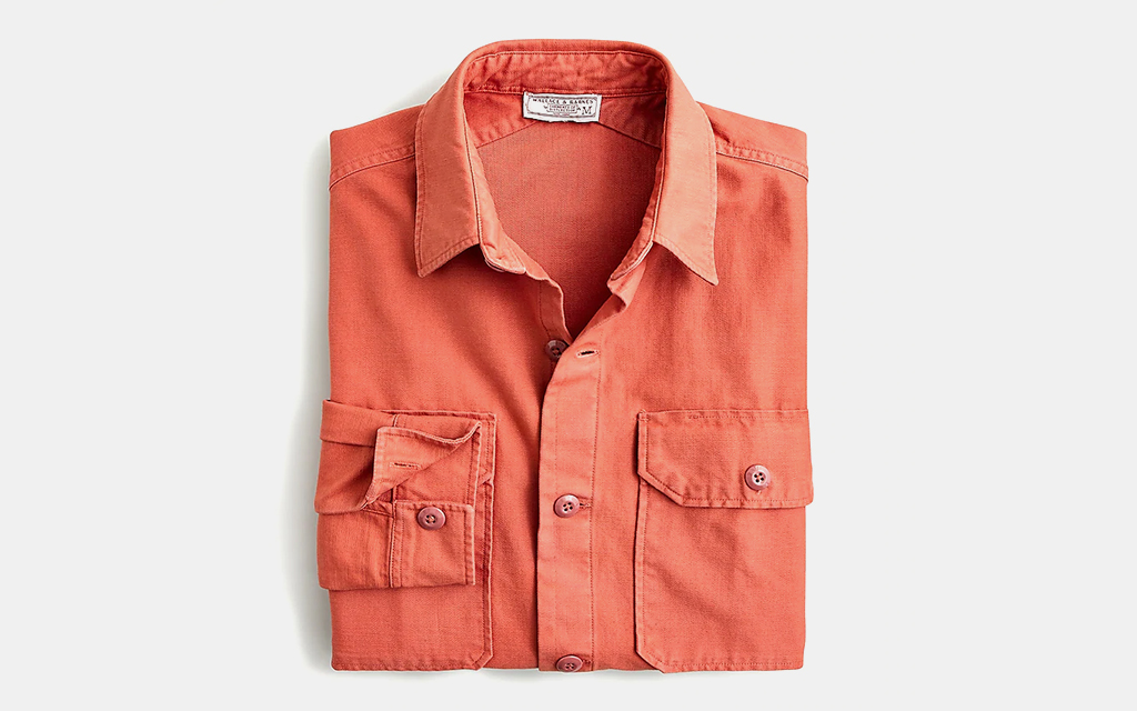 Wallace & Barnes Garment-Dyed Seaside Twill Workshirt