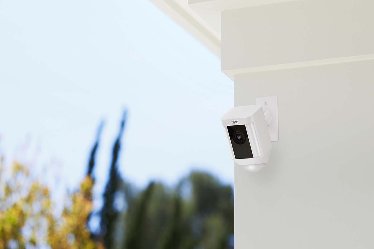 An outdoor camera from Ring, Amazon's home security product